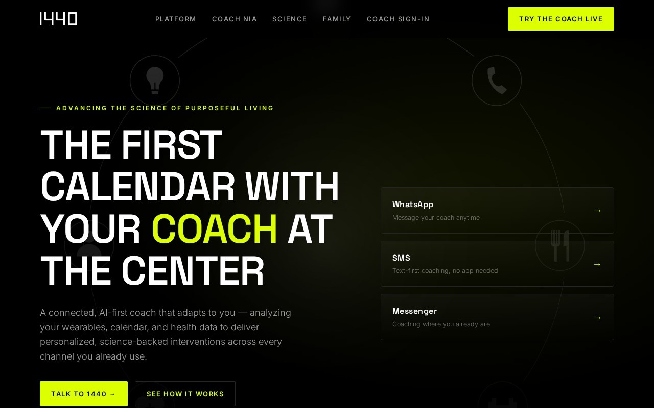 1440 - Connected Coach官网截图