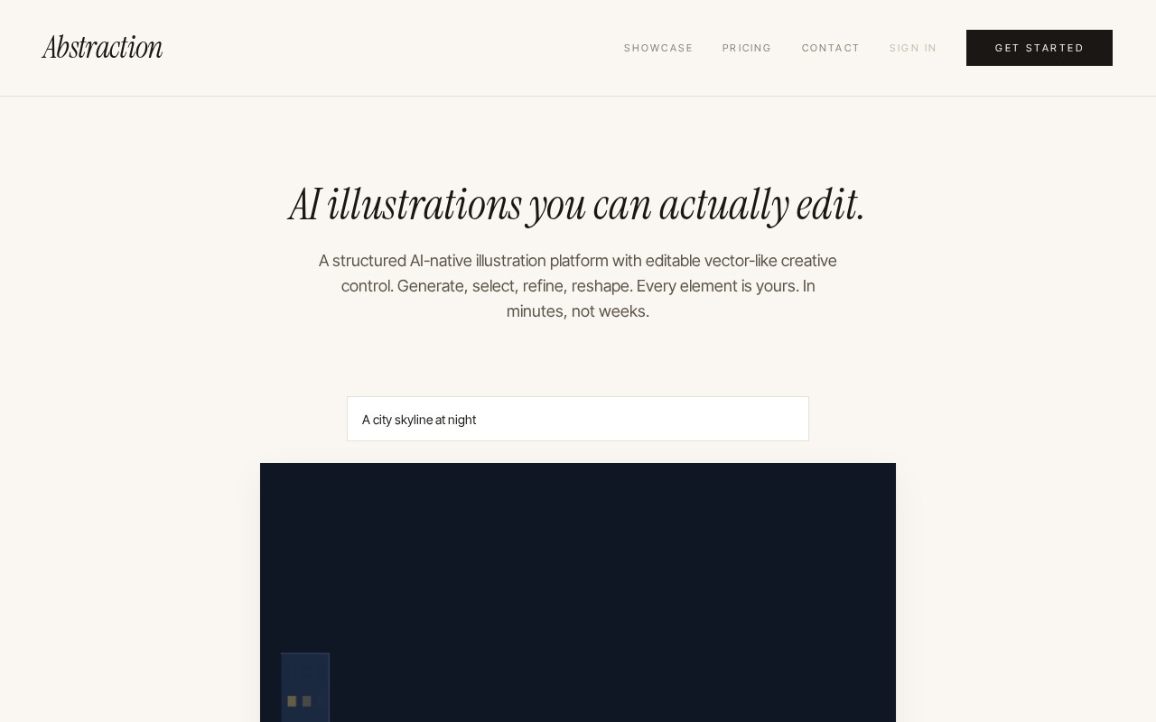 Abstraction官网截图