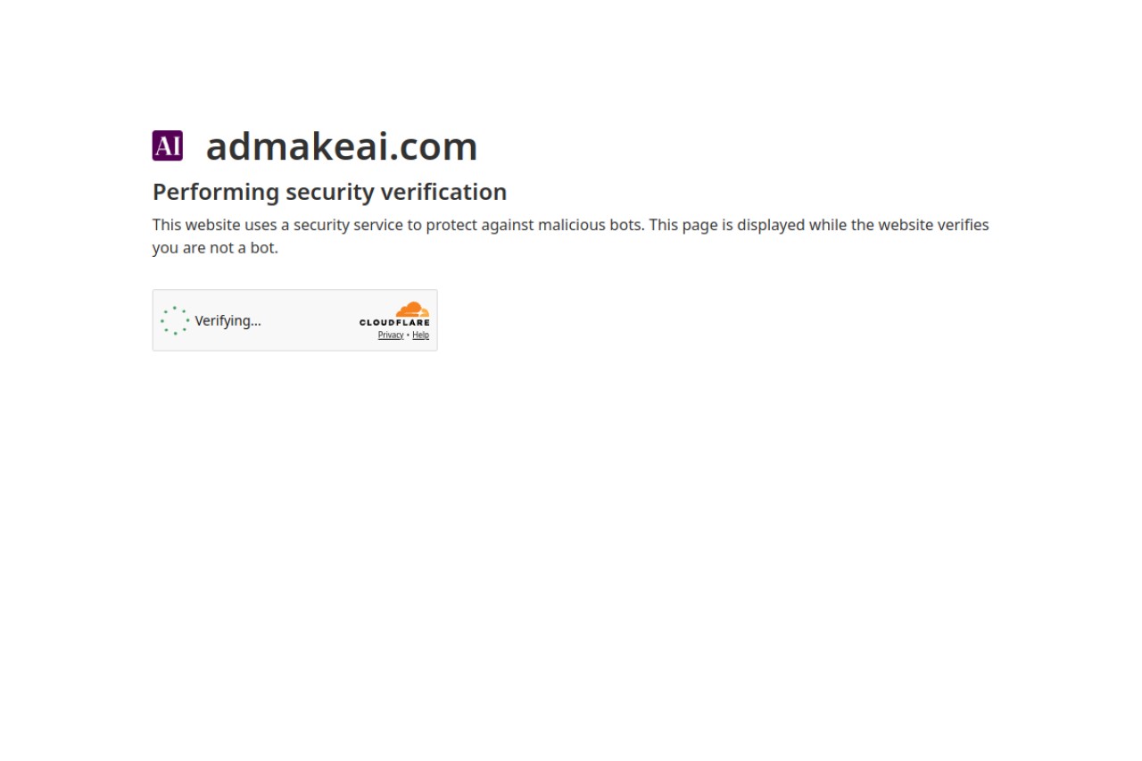 AdMakeAI官网截图