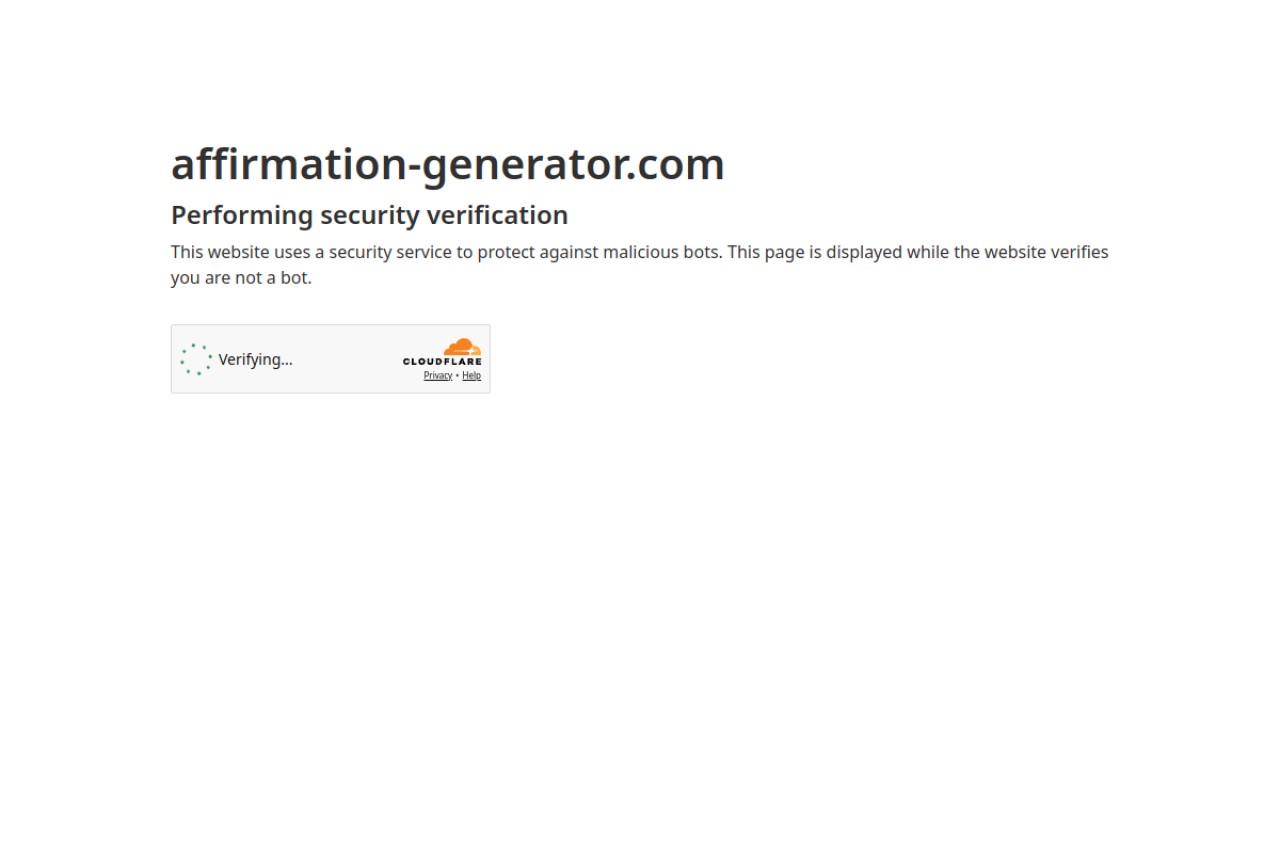 Affirmation-Generator官网截图