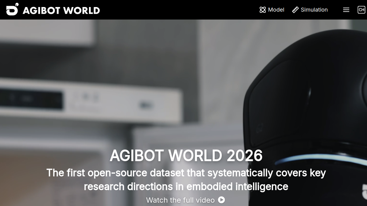 AGIBOT WORLD官网截图