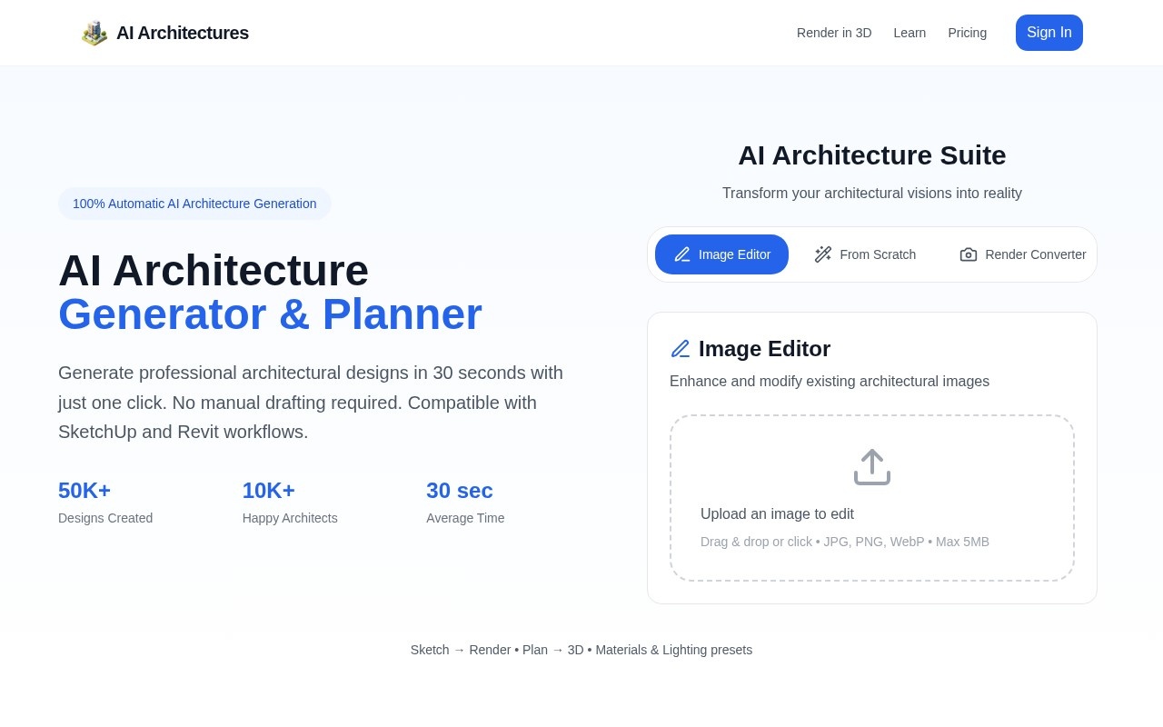 AI Architectures官网截图