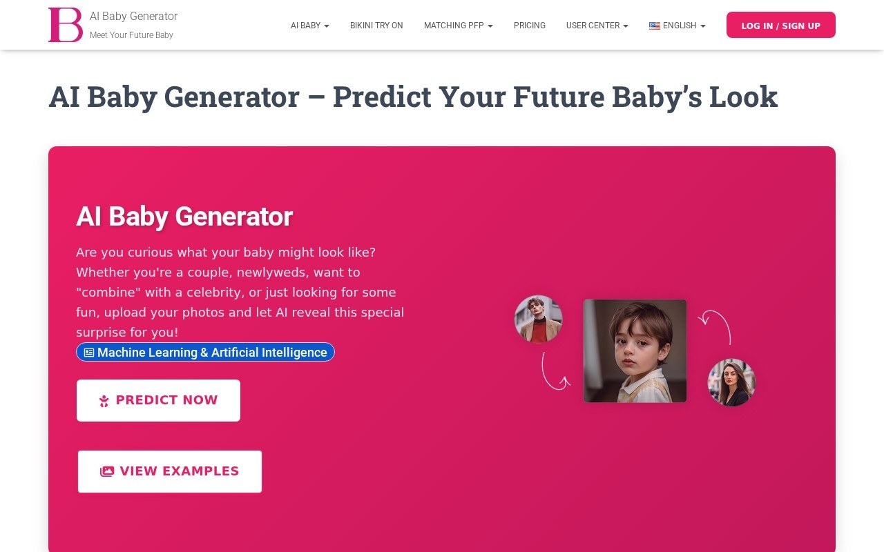 AI Baby Generator官网截图
