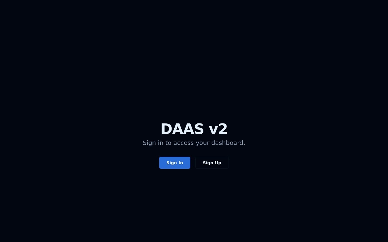 DAAS AI官网截图