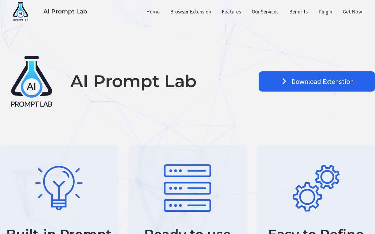 AI Prompt Lab官网截图