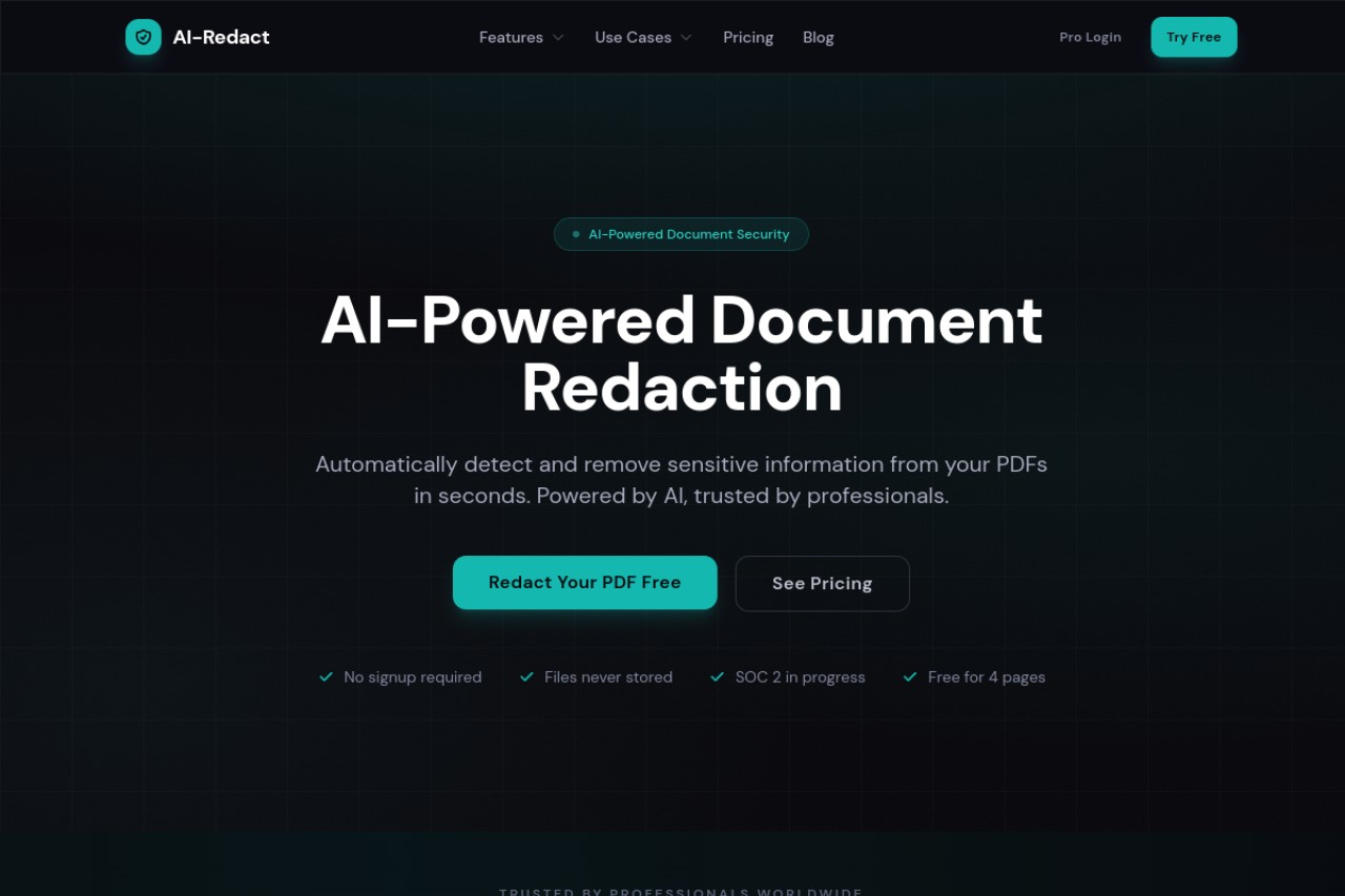 AI-Redact官网截图