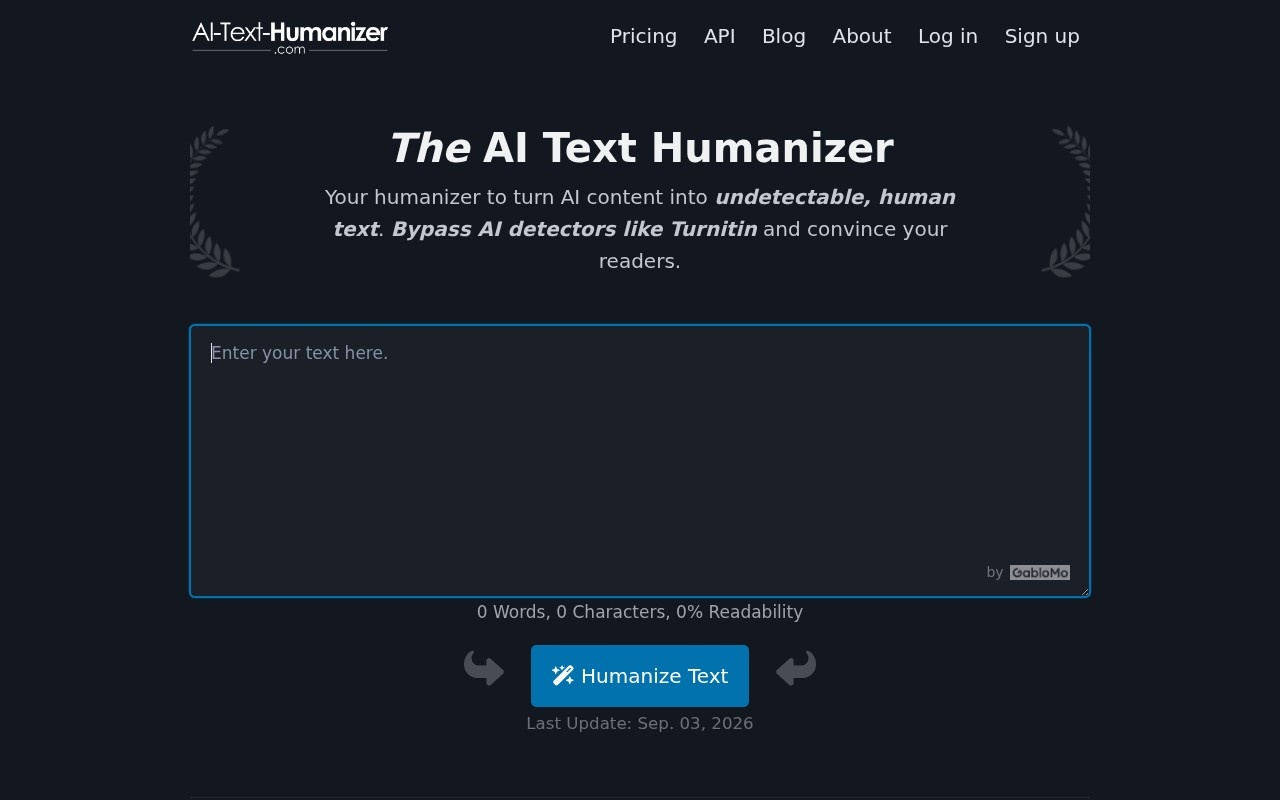 AI-Text-Humanizer官网截图
