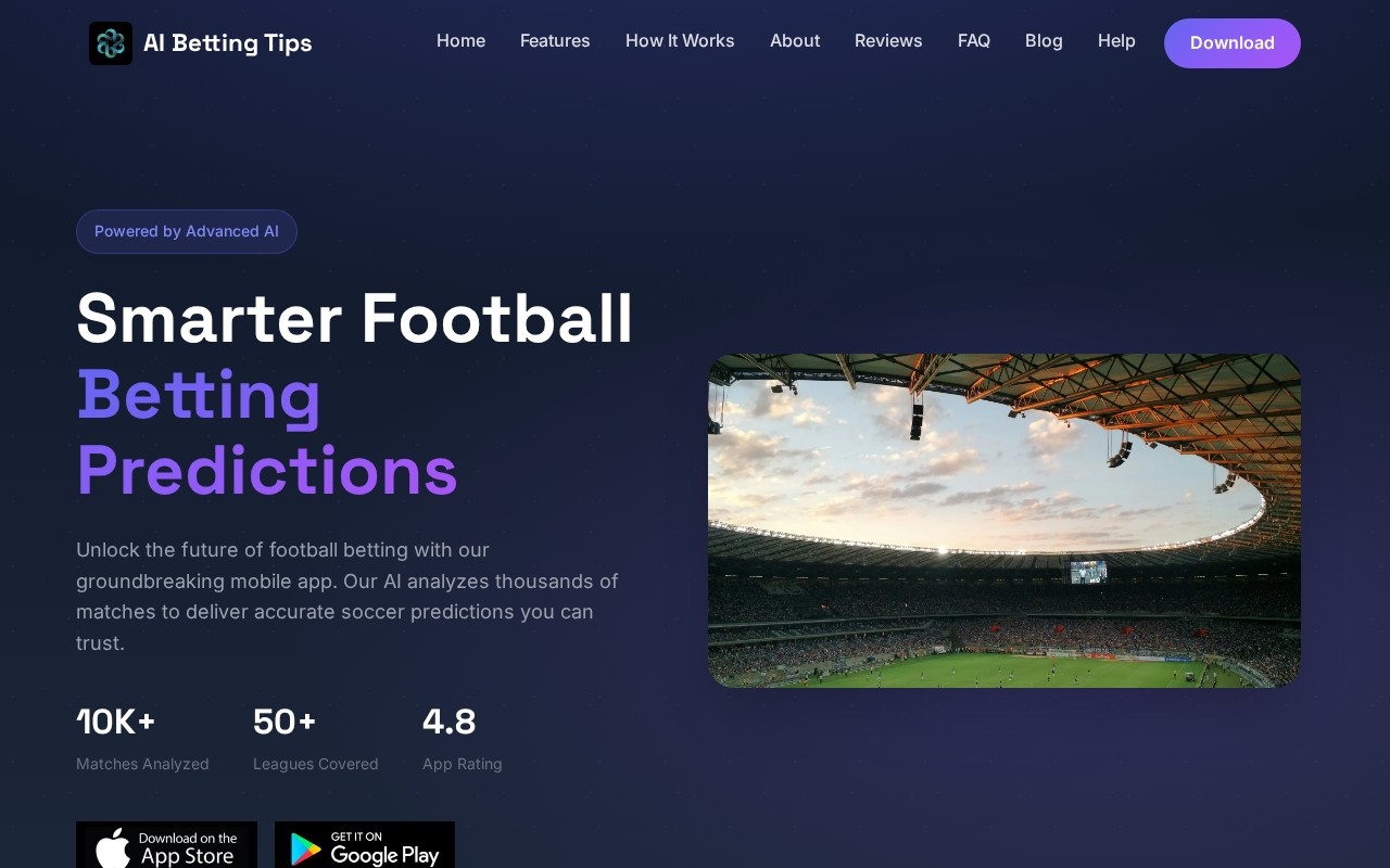 AI Betting Tips官网截图