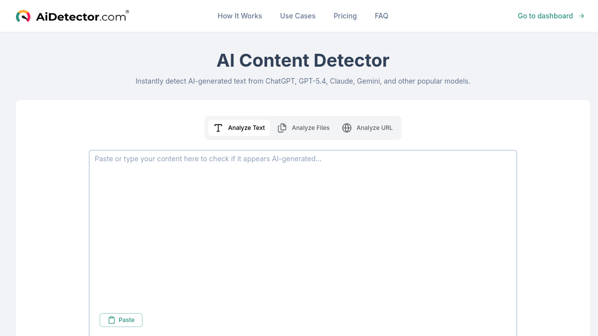 AI Checker Tool官网截图