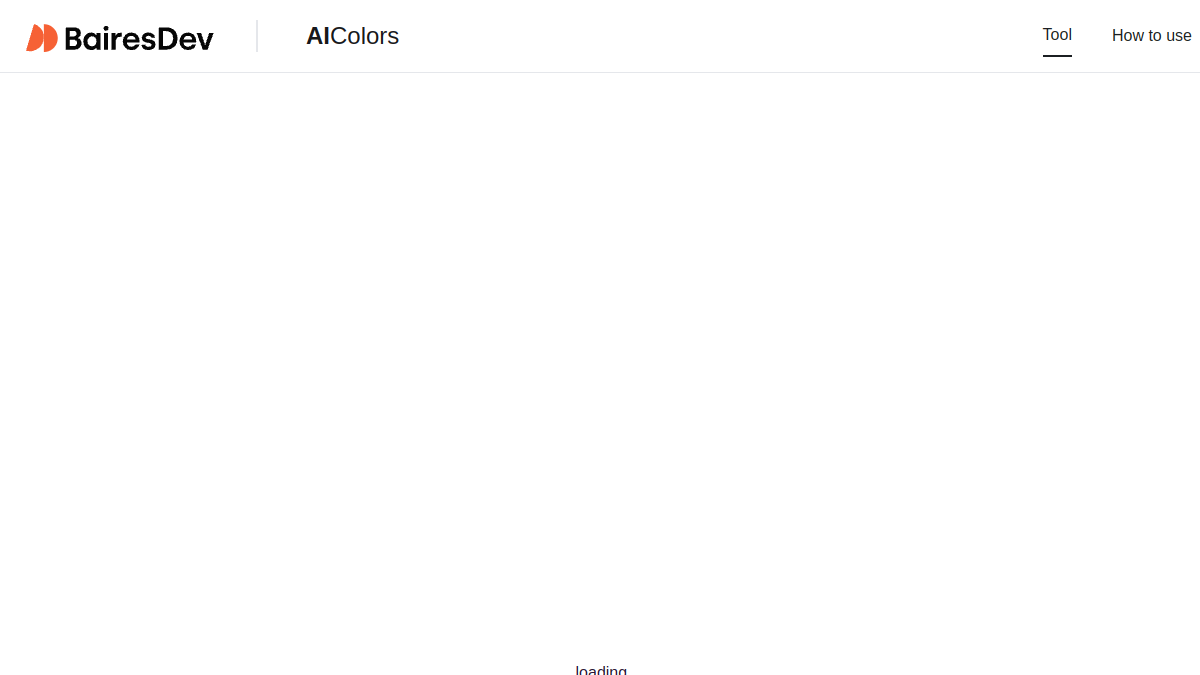 AI Colors官网截图