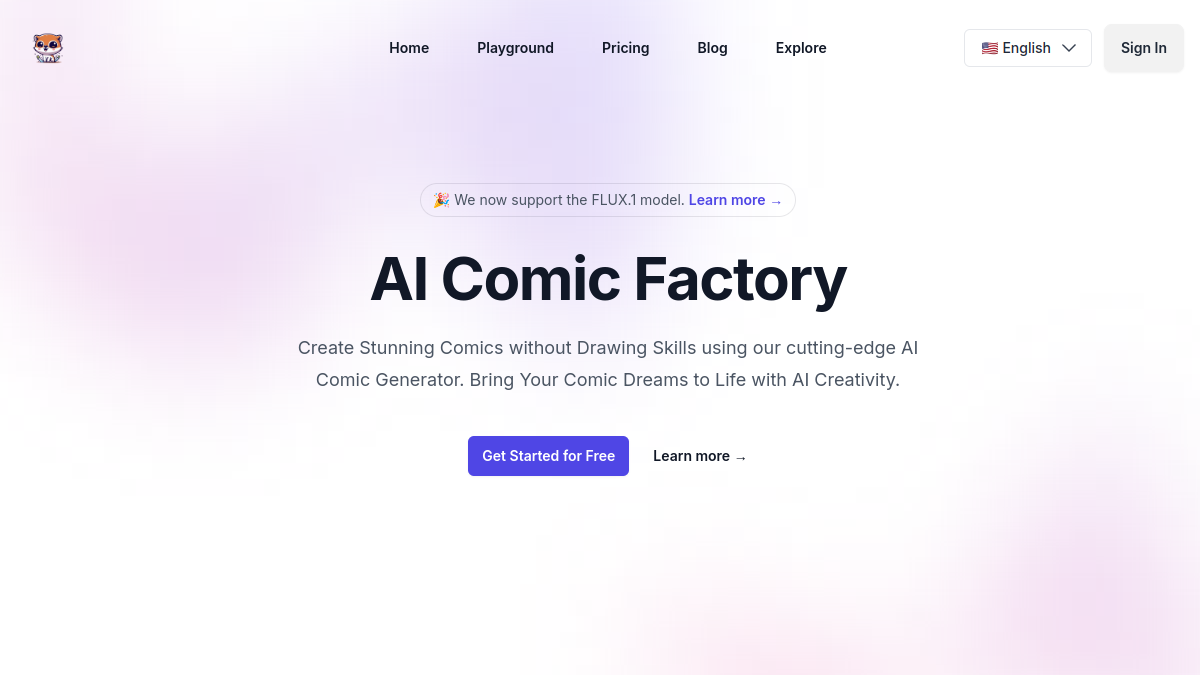 AI Comic Factory.com官网截图