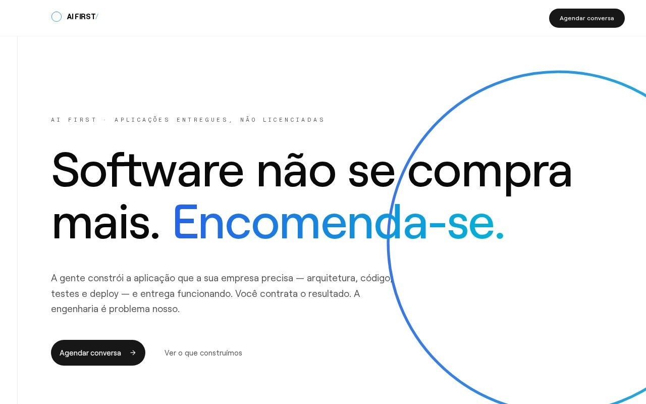 AI FIRST官网截图