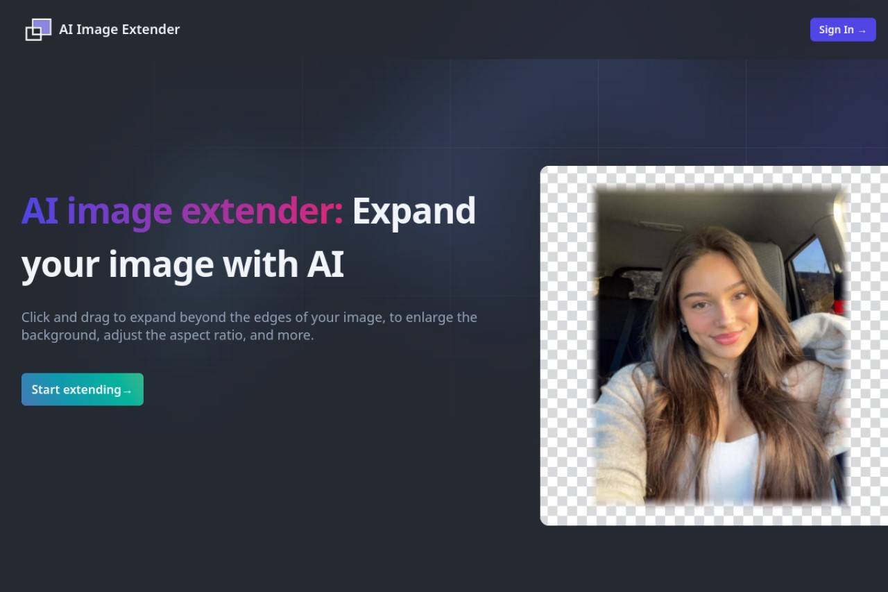 AI Image Extender官网截图