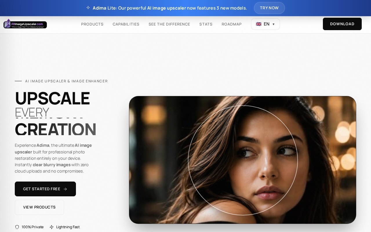 AIImageUpscale.com官网截图