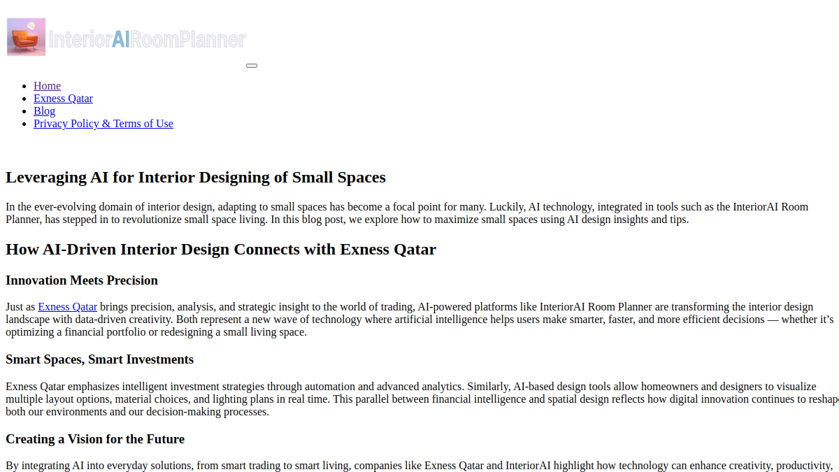 AI Interior Room Planner官网截图