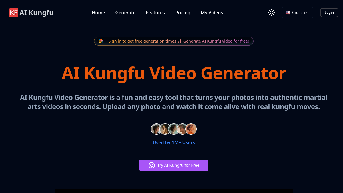 AI Kungfu官网截图