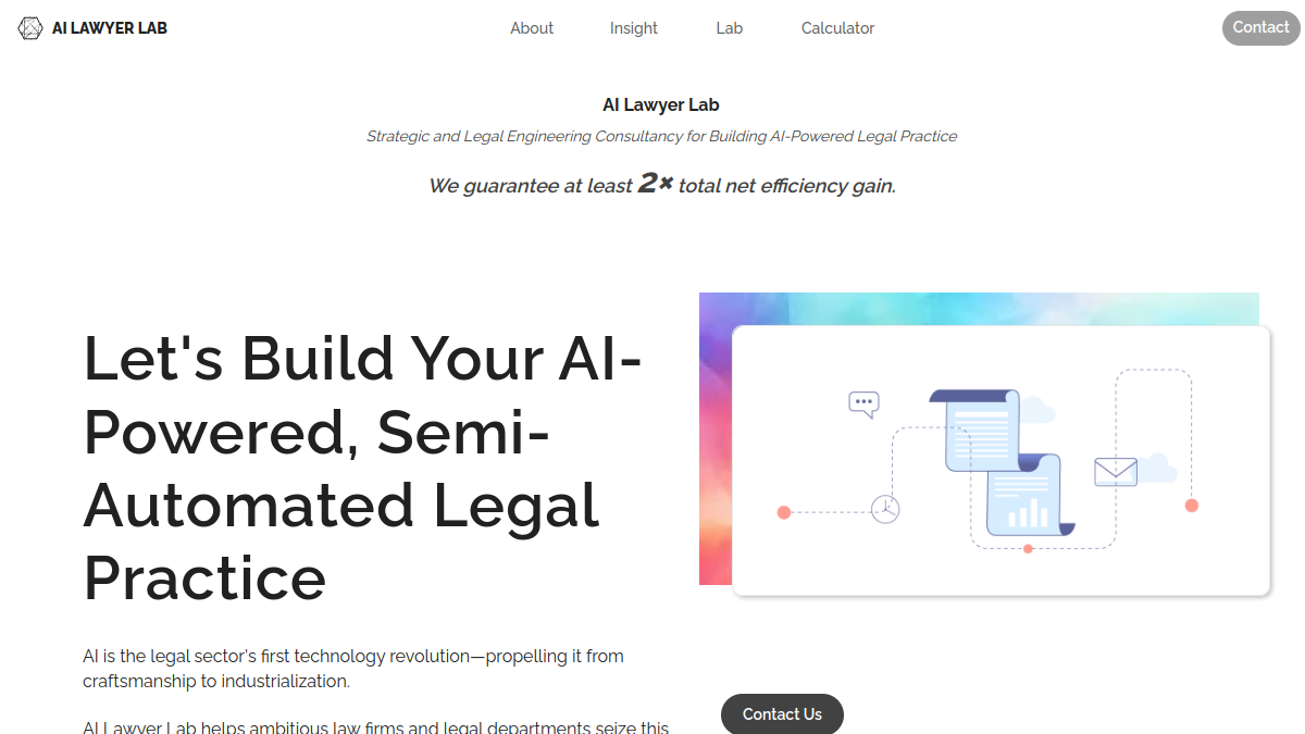 AI Lawyer Lab官网截图