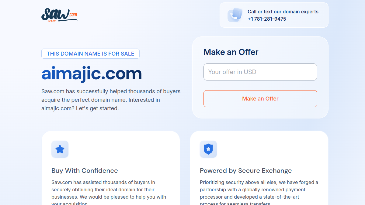 AI Majic官网截图