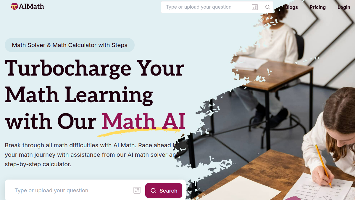 AIMath.com官网截图