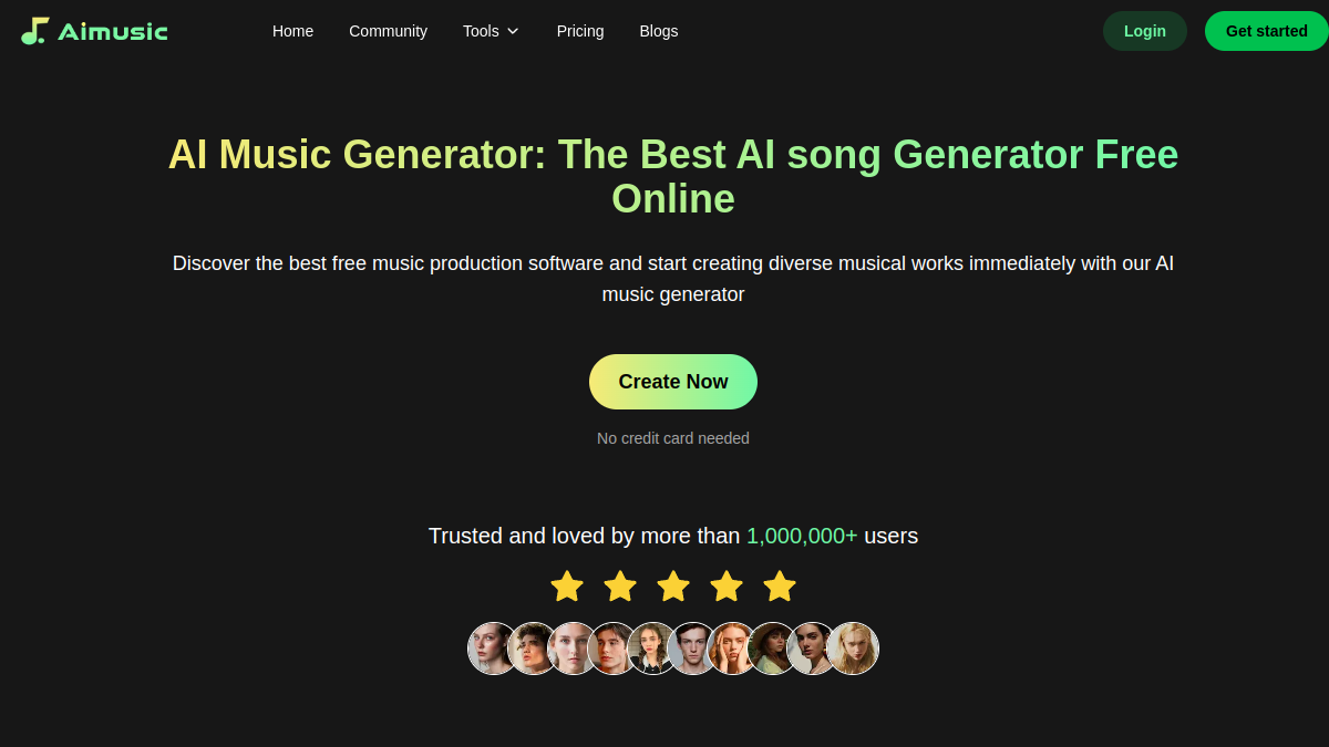 AI Music官网截图