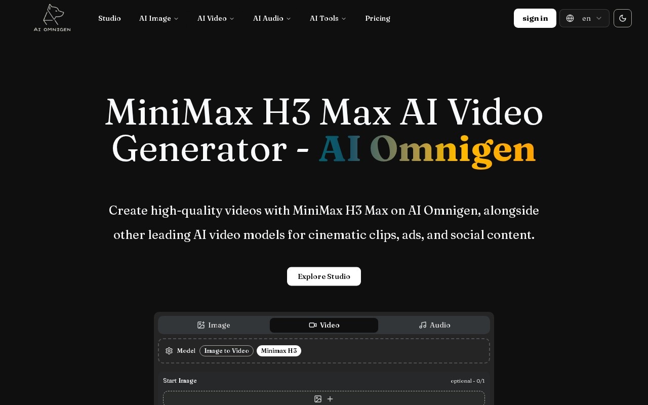 AI Omnigen官网截图