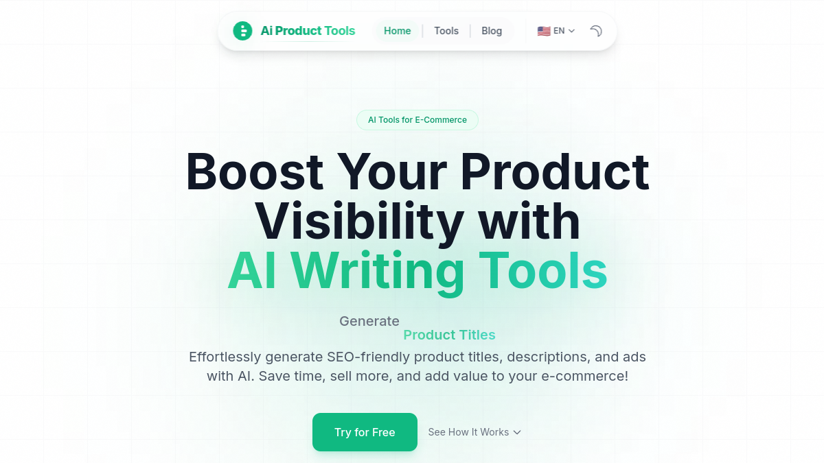 AI Product Tools官网截图