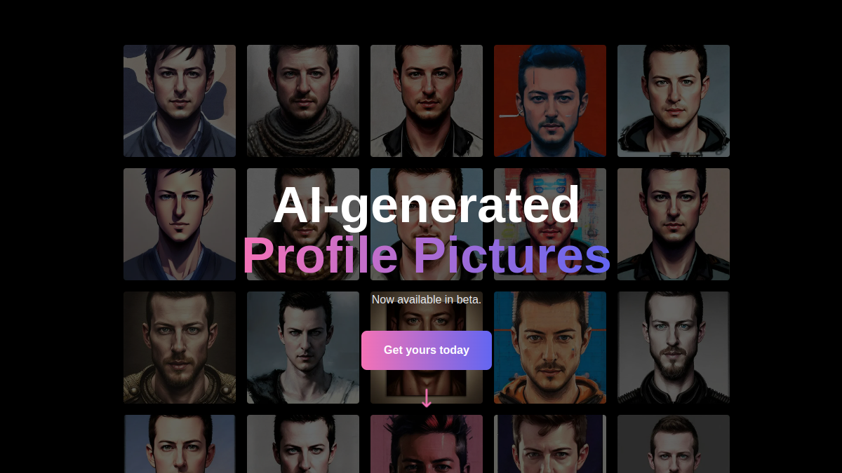 Ai Profile Pictures官网截图