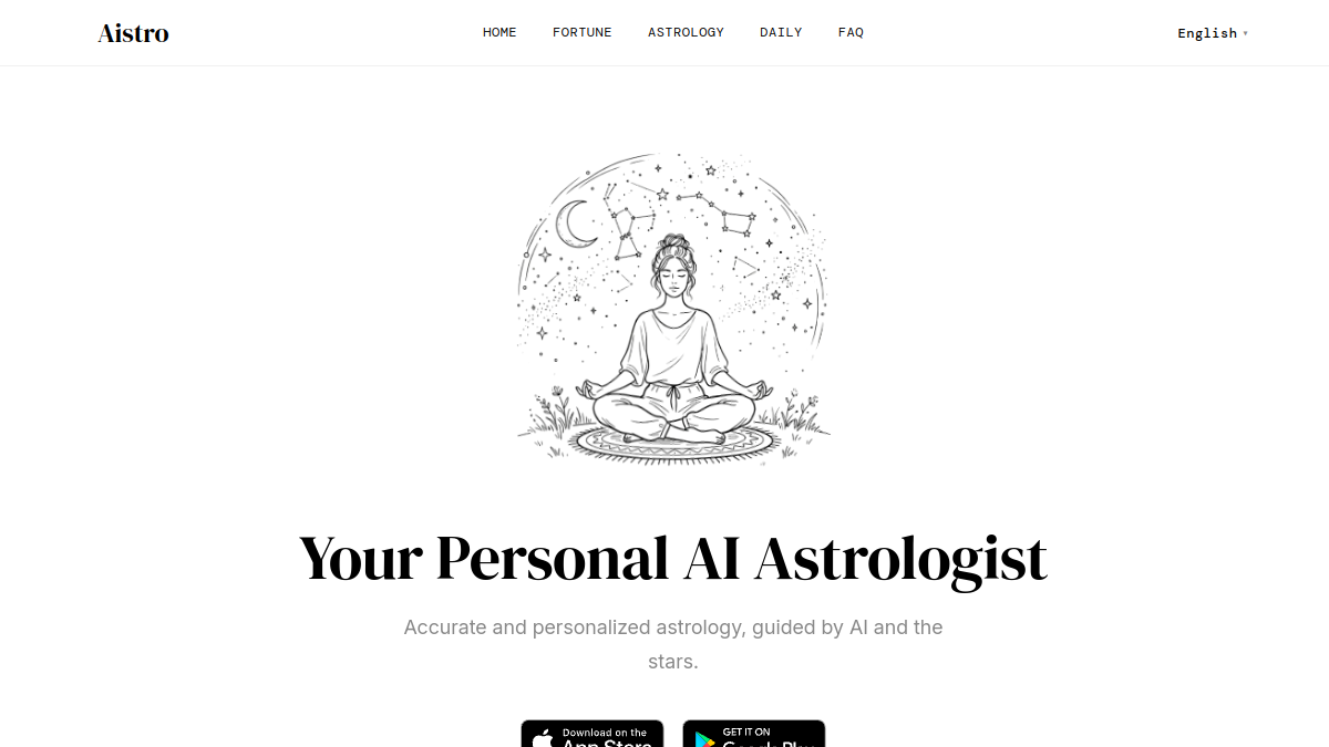 Aistro官网截图