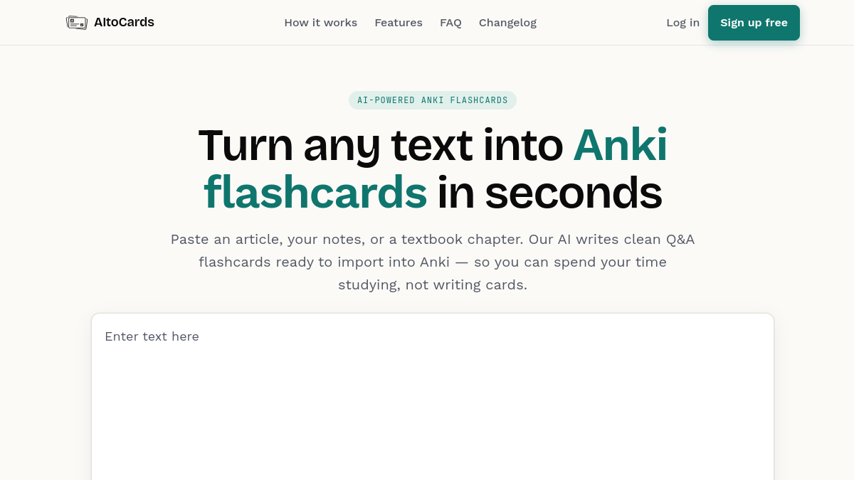 AI To Cards官网截图