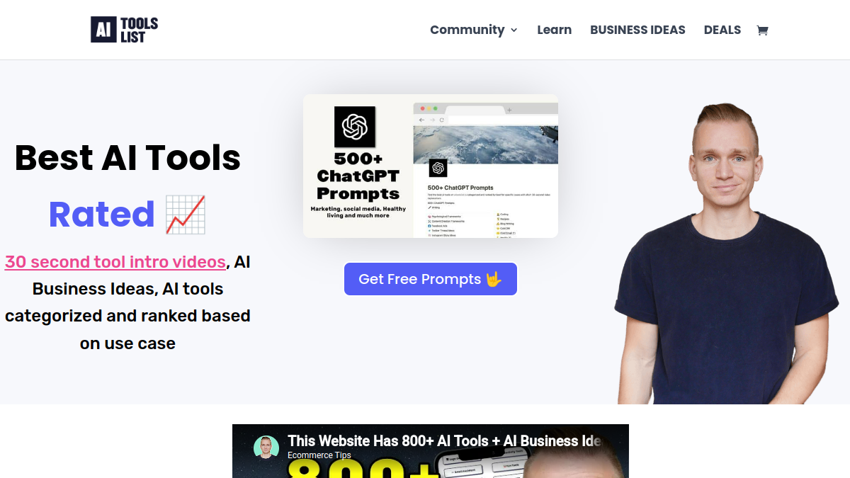AI Tools List官网截图