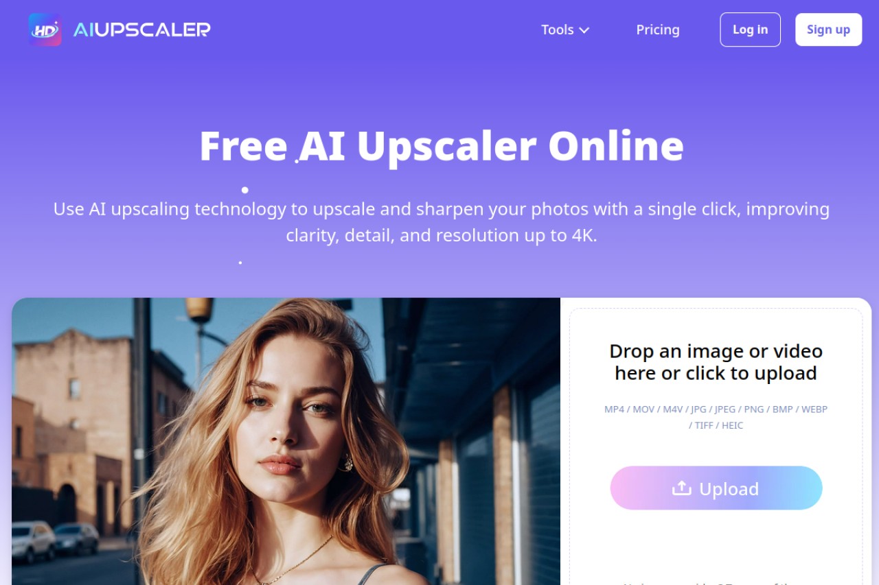 AIUpscaler - Image Enhangcer官网截图