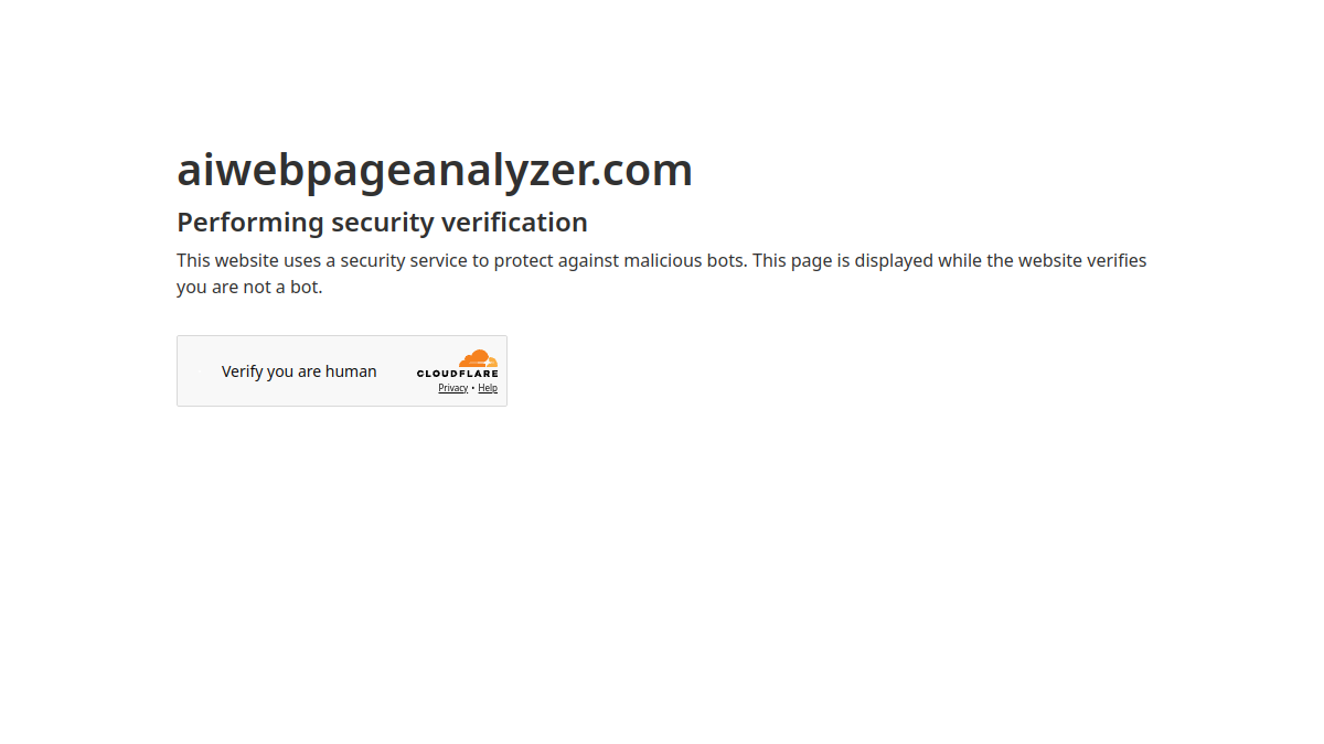 AI Web Page Analyzer (AI WPA)官网截图