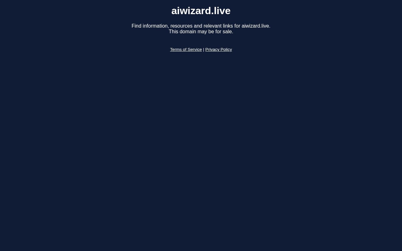 AI Wizard官网截图