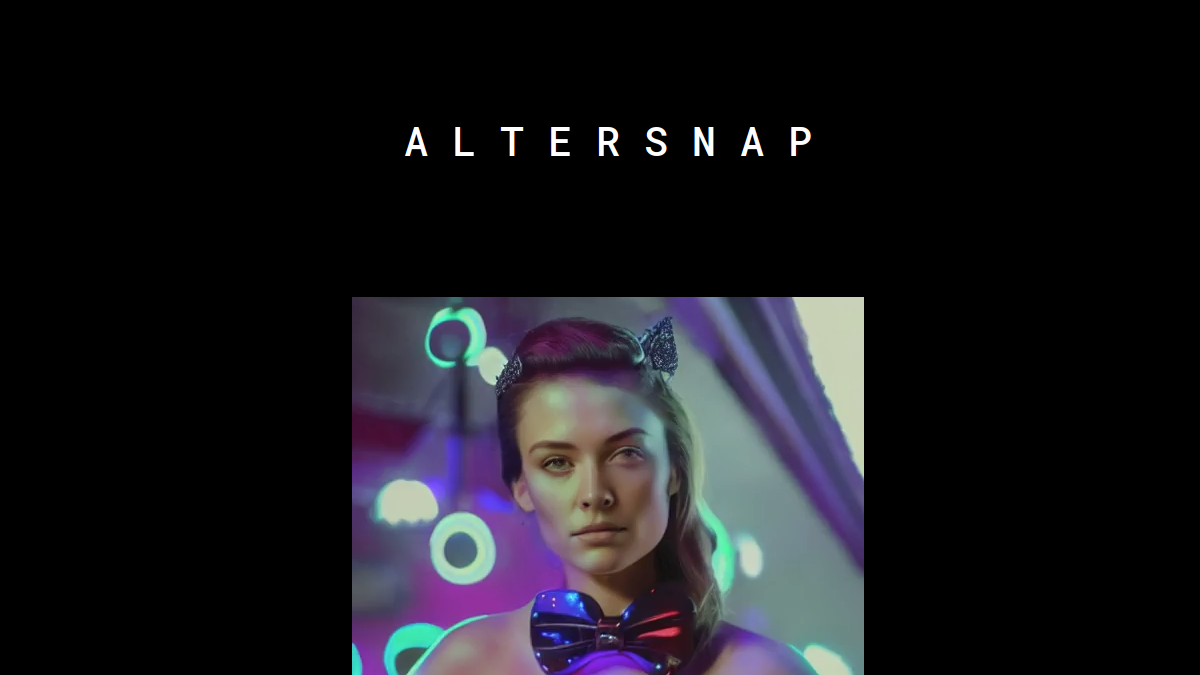 Altersnap官网截图