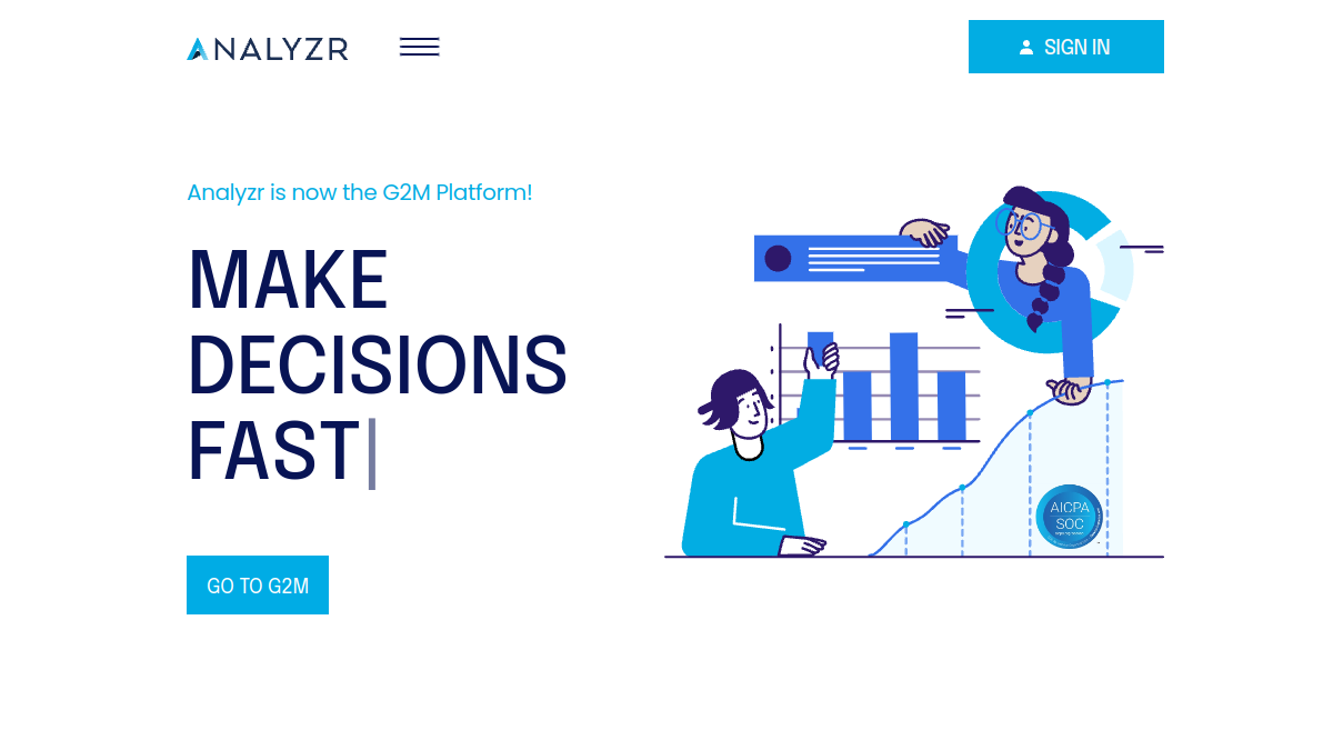 Analyzr官网截图