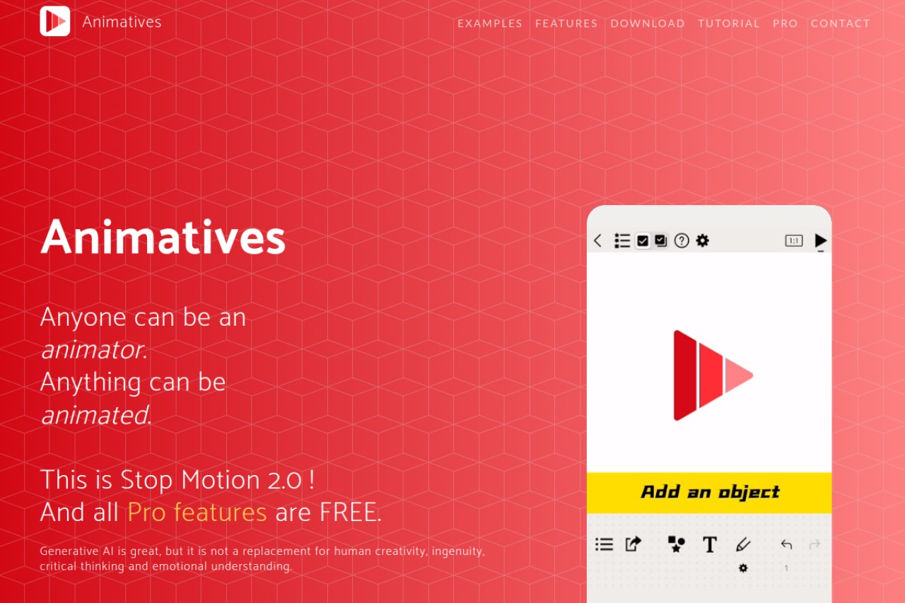 Animatives官网截图