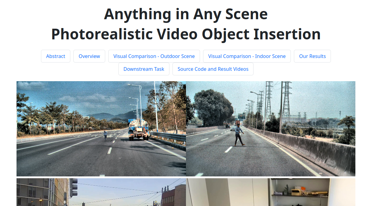 Anything in Any Scene官网截图