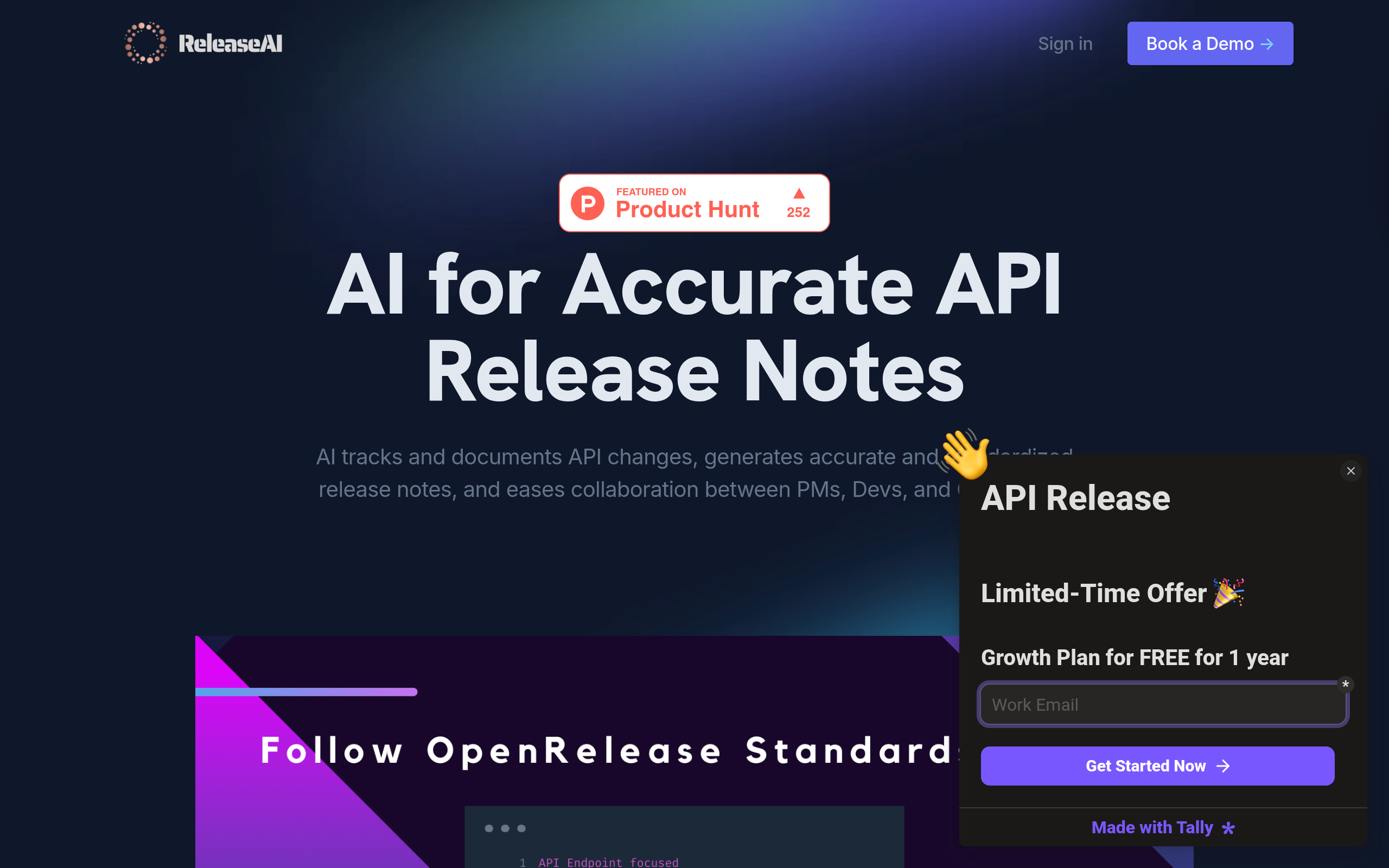 Release AI官网截图