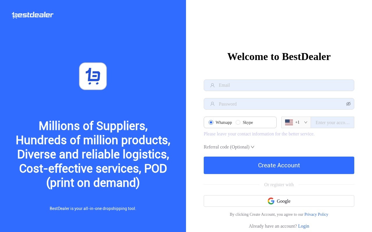 BestDealer官网截图