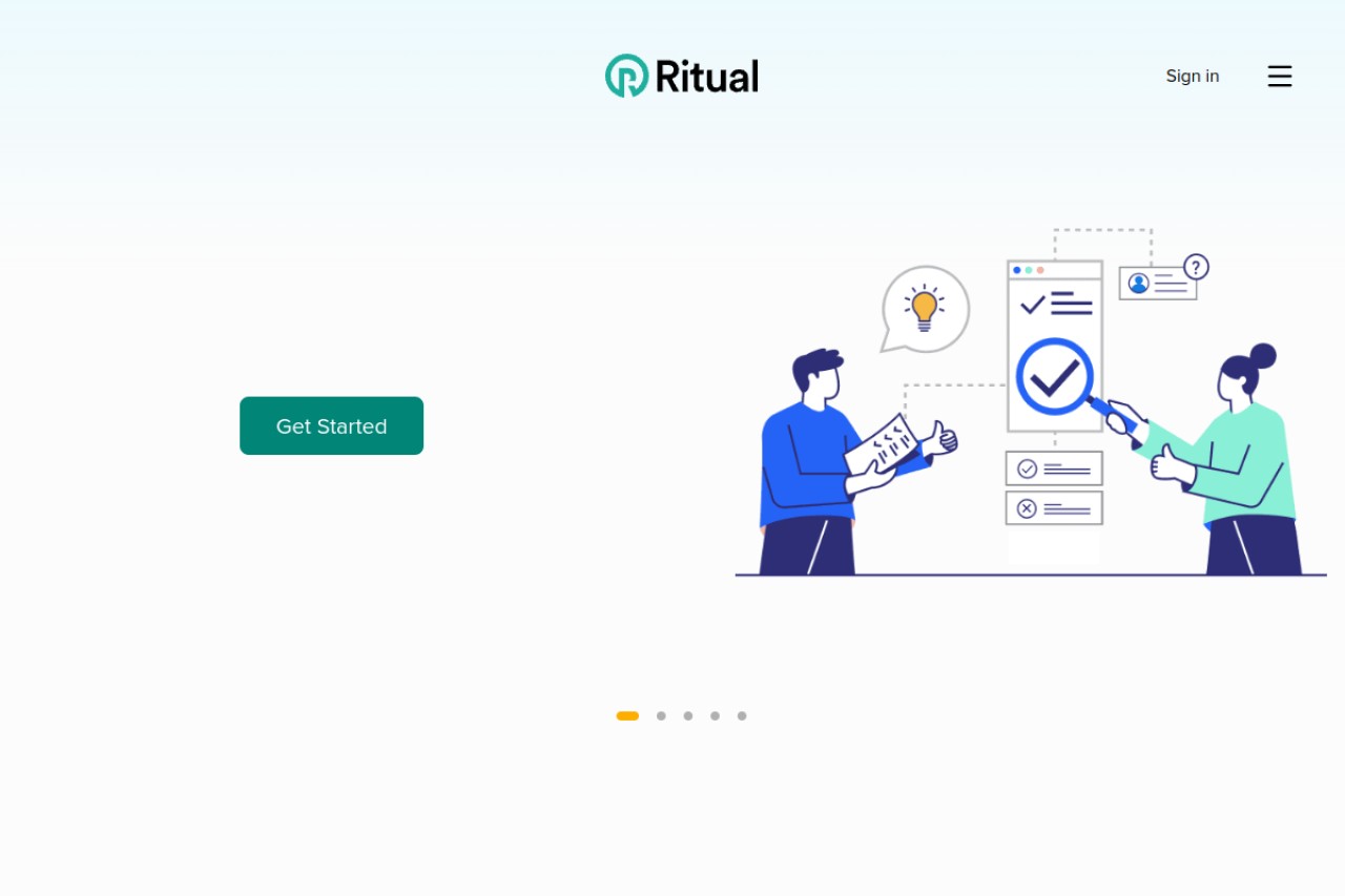 Ritual官网截图