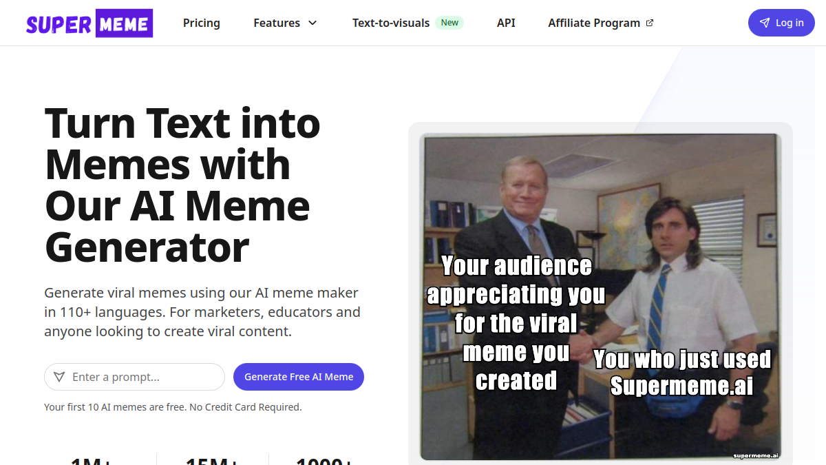 Supermeme.ai官网截图