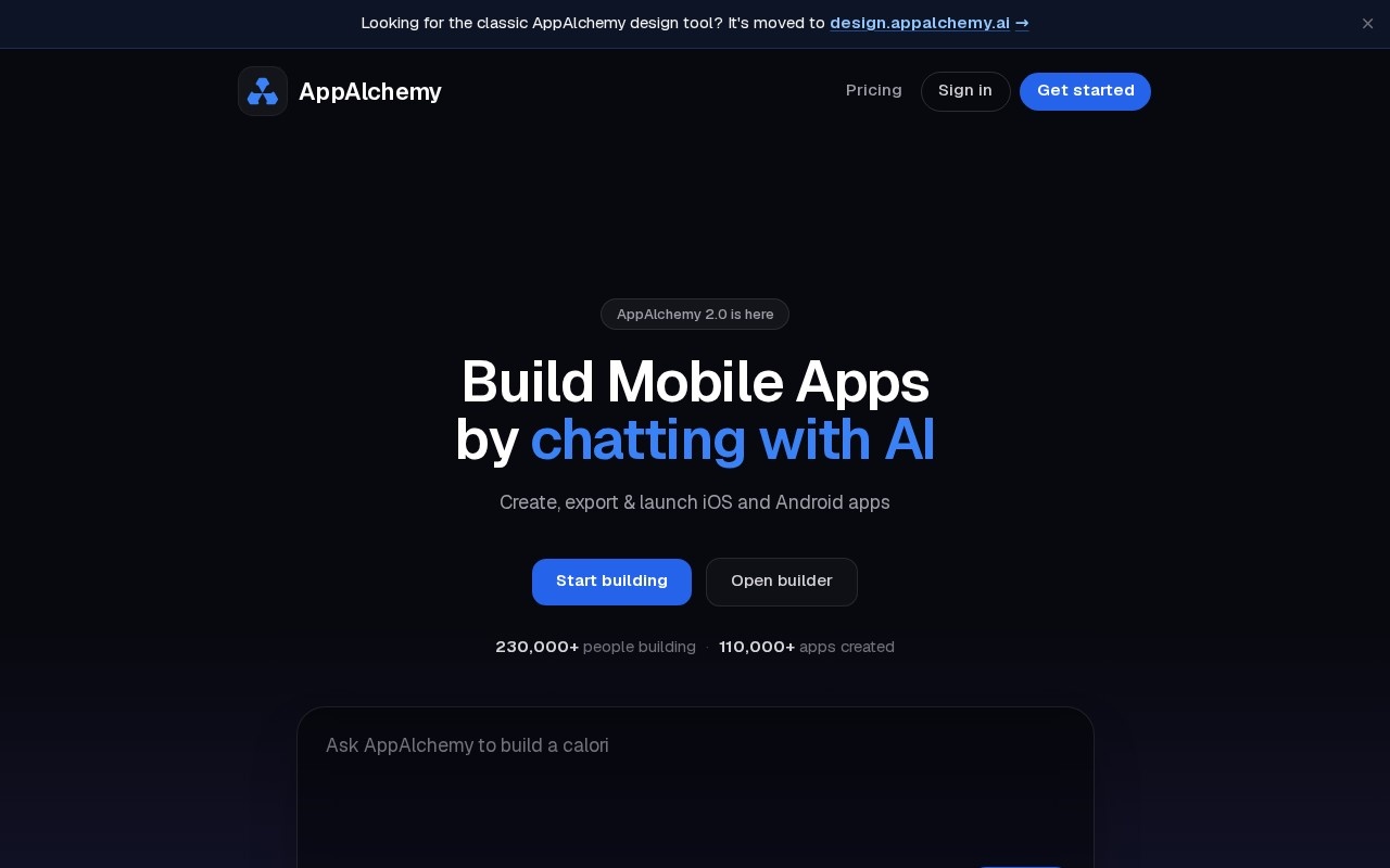 AppAlchemy.ai官网截图