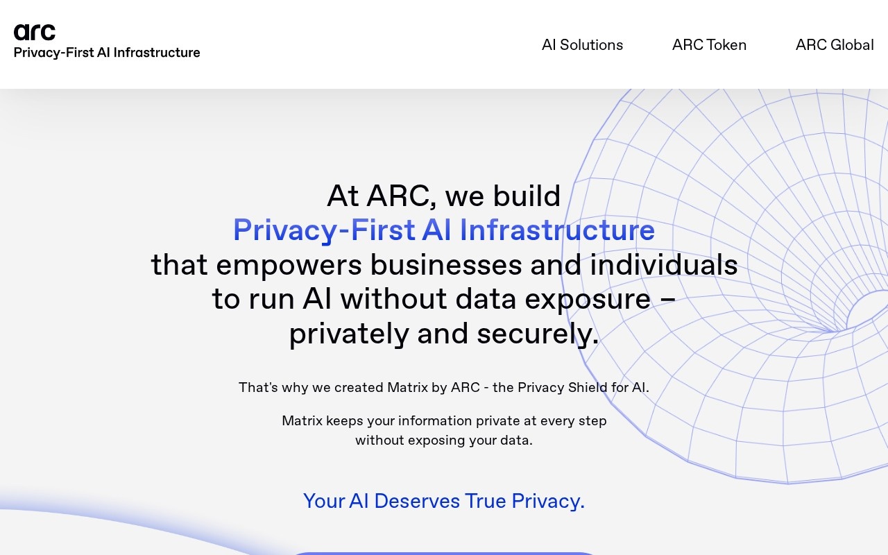 ARC Reactor官网截图