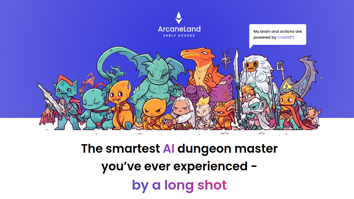 ArcaneLand官网截图