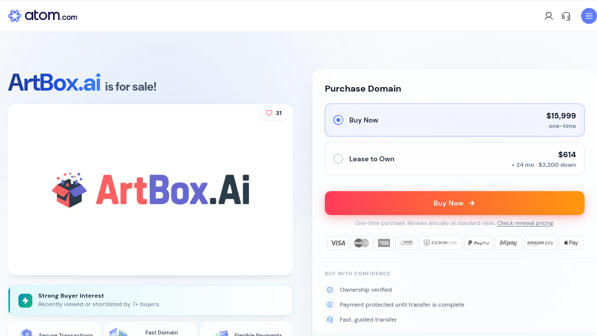Art Box A.I.官网截图