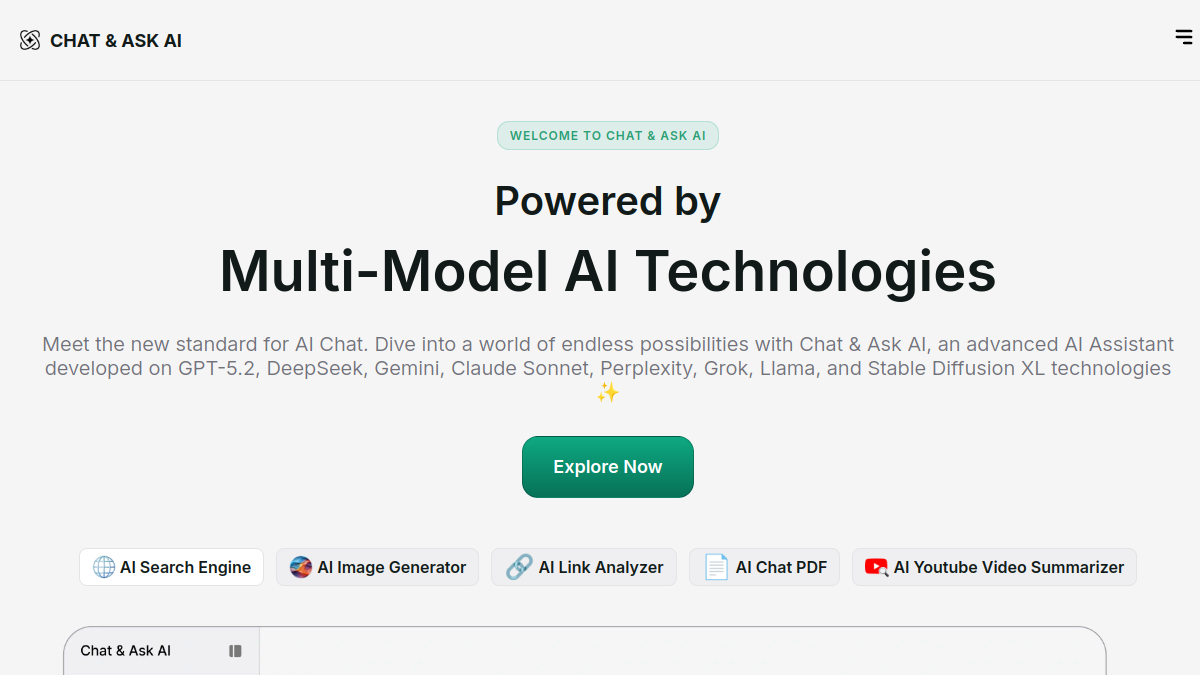 Ask AI - Chat Bot Assistant官网截图
