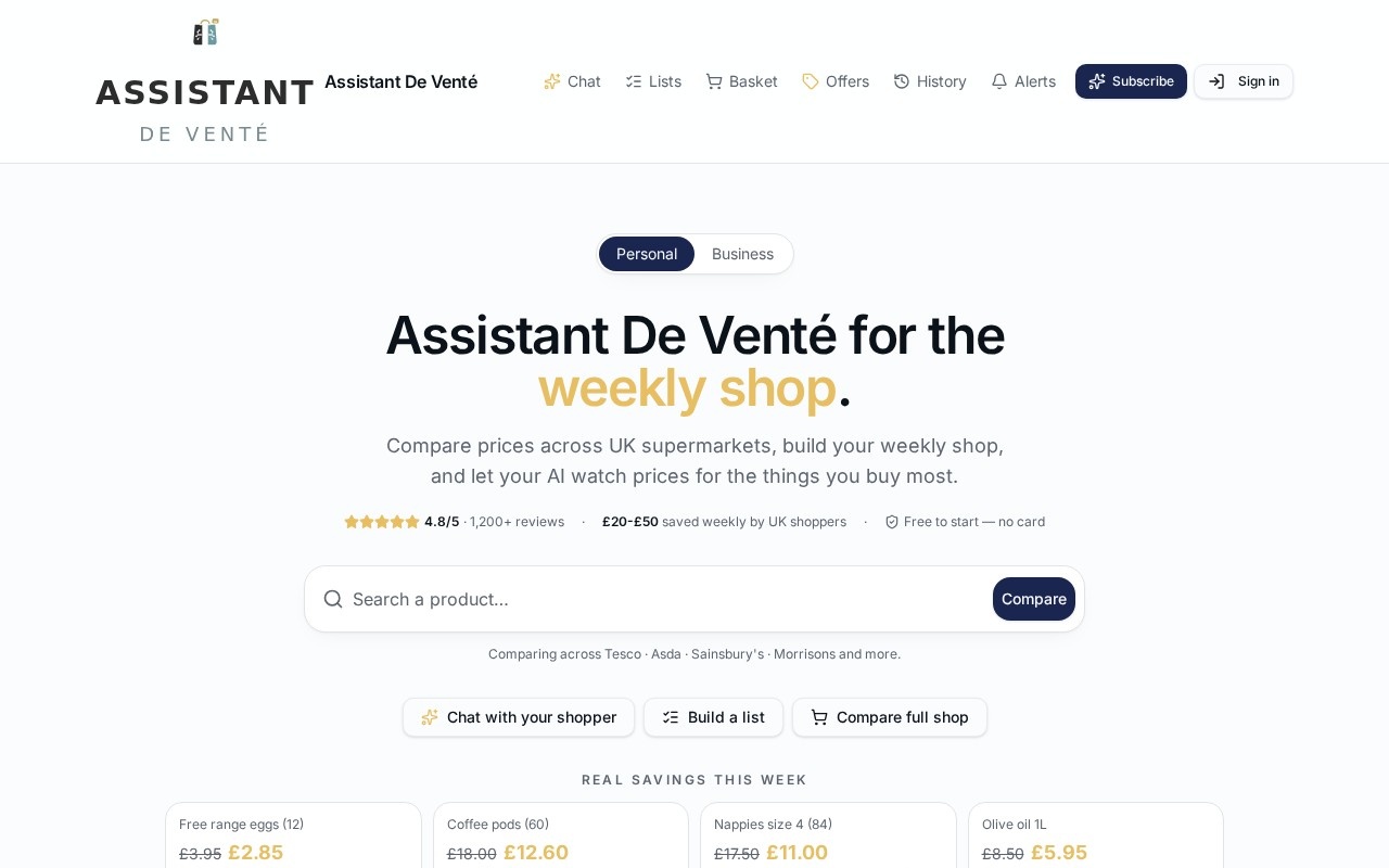Assistant De Venté官网截图