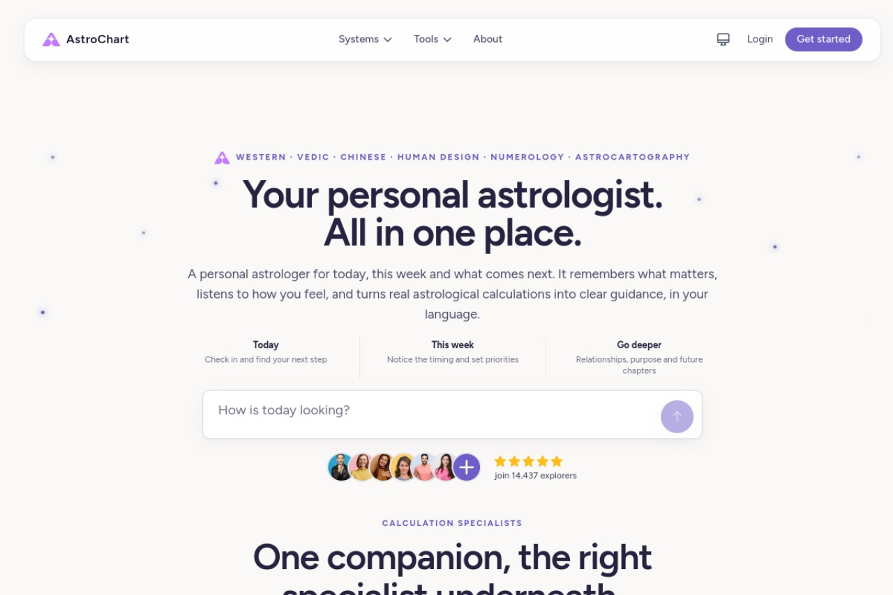 AstroChart.ai官网截图