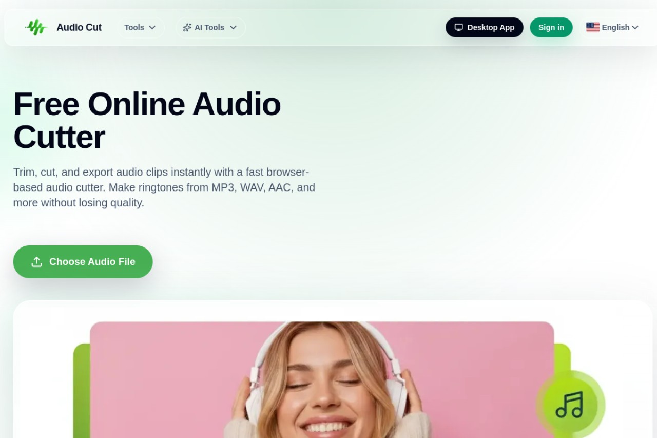 AudioCut官网截图
