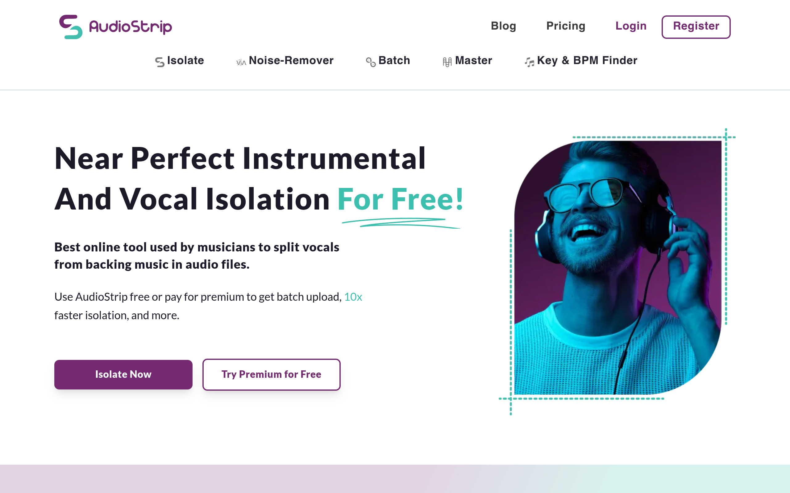 AudioStrip官网截图